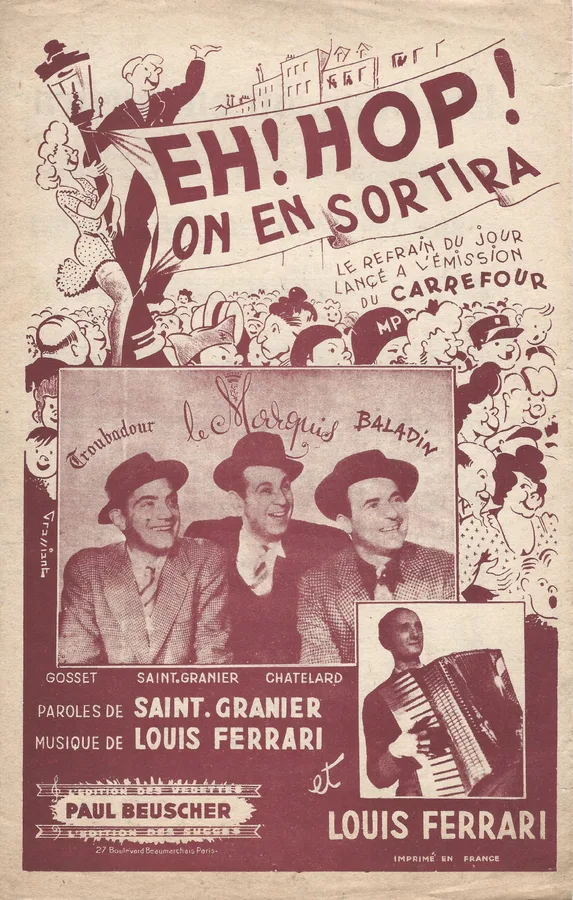 Cover for Louis Ferrari | Saint-Granier | Eh! Hop! On en Sortira | Chanson