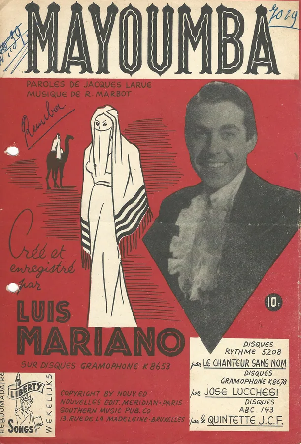 Cover for R. Marbot | Louis Mariano | Mayoumba | Piano | Vocals