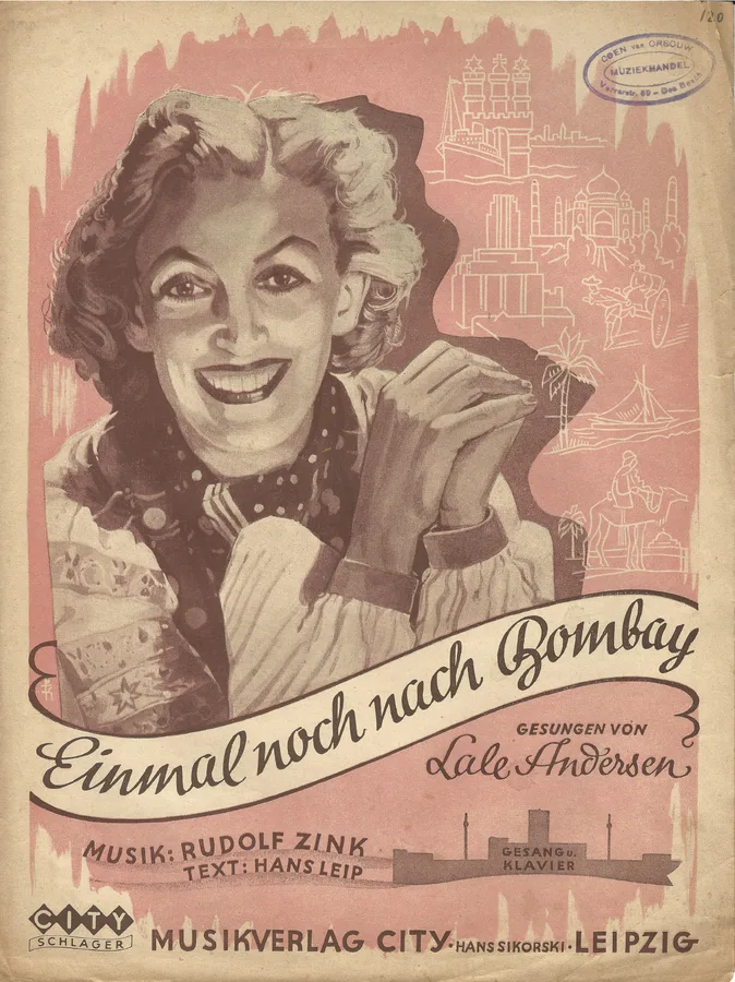 Cover for Rudolf Zink | Lale Andersen | Einmal noch nach Bombay | Piano | Vocals