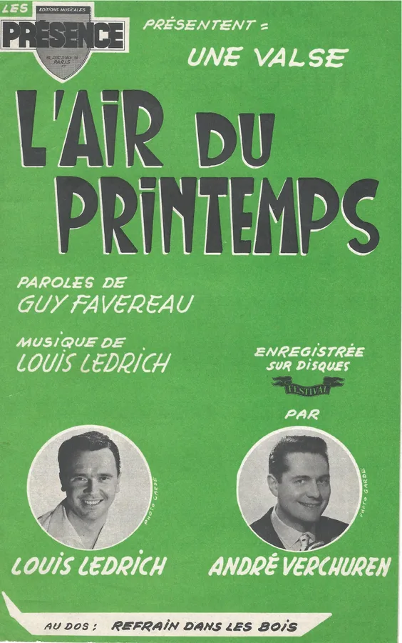 Cover for Louis Ledrich | Andre Verchuren  | L'air du printemps | Orchestra