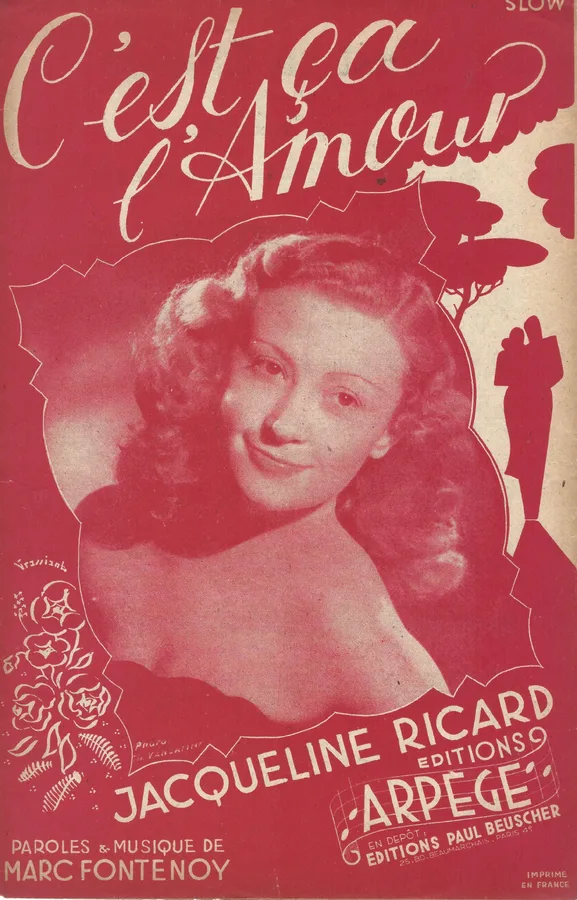 Cover for Jacqueline Ricard | Marc Fontenoy | C'est ca l'Amour | Chanson