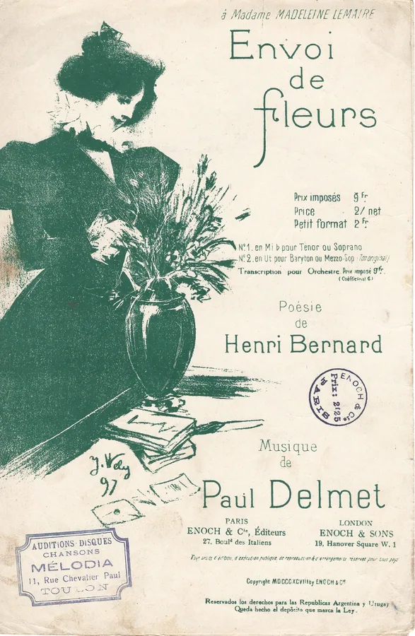 Cover for Paul Delmet | Envoi de Fleurs | Chanson