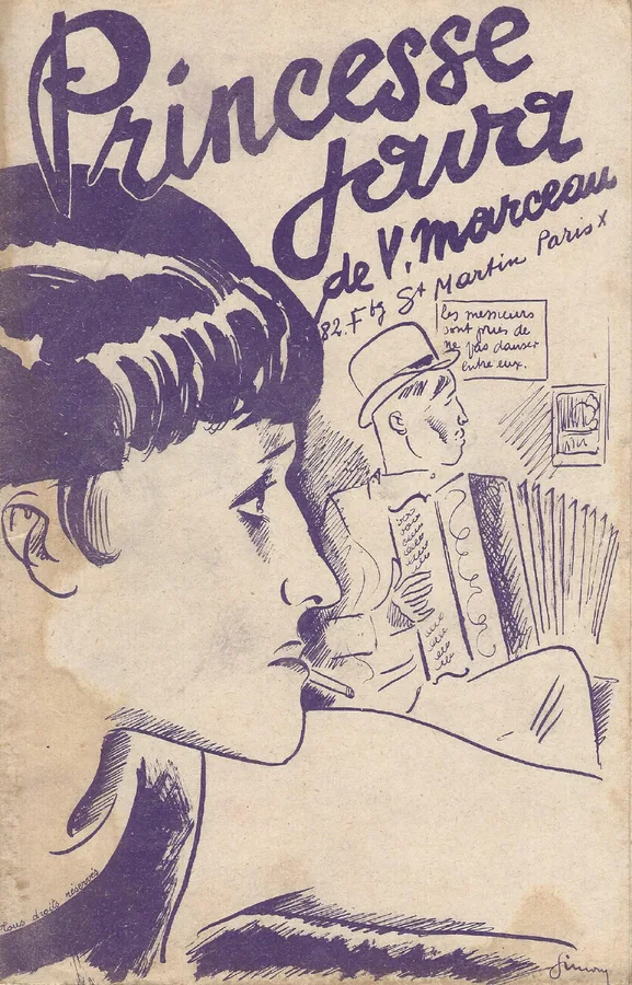 Cover for V. Marceau | Princesse Java | Accordeon