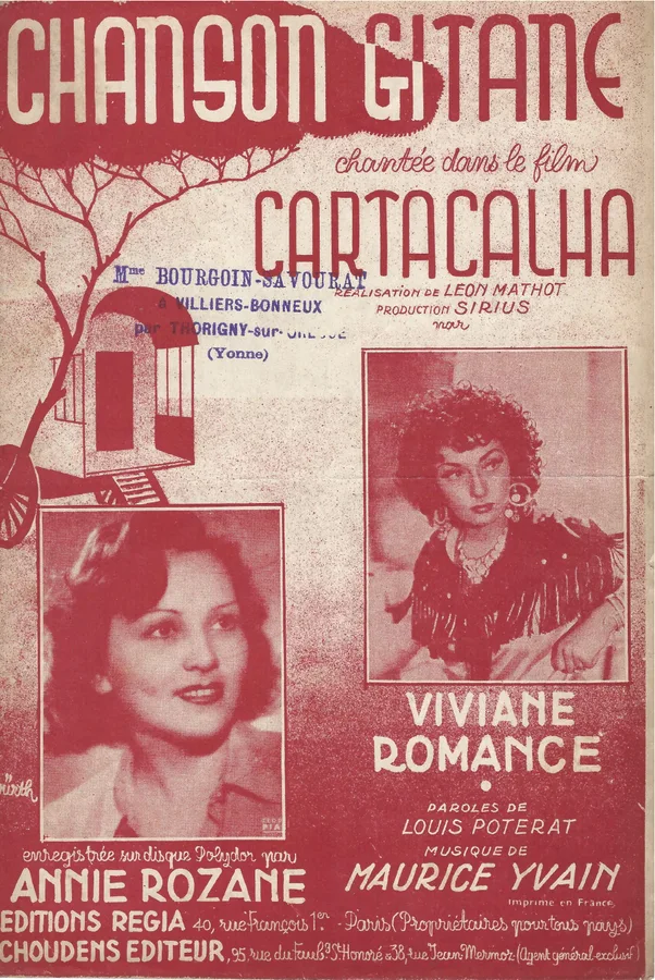 Cover for Annie Rozane | Viviane Romance | Maurice Yvain | Chanson Gitane| Chanson