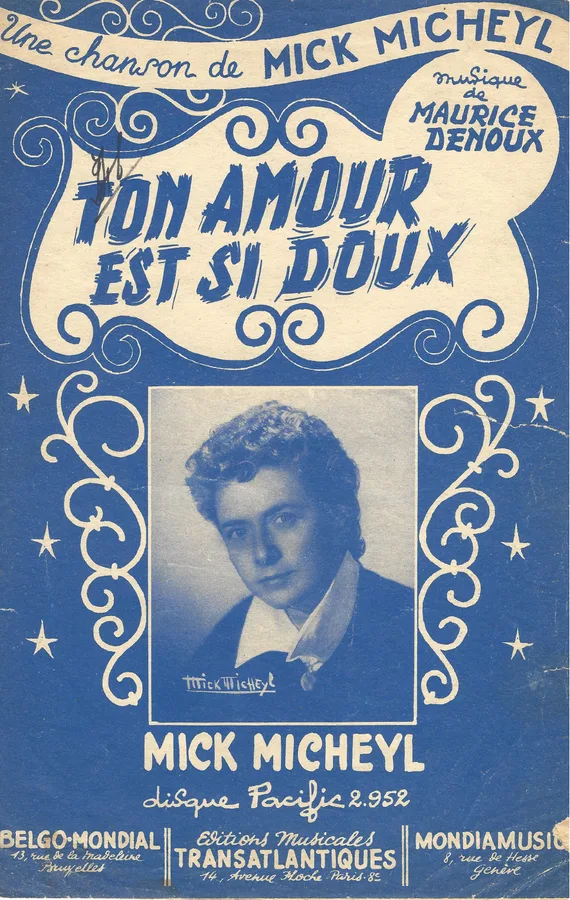 Cover for Mick Micheyl | Maurice Denoux | Ton Amour Est Si Doux | Vocals