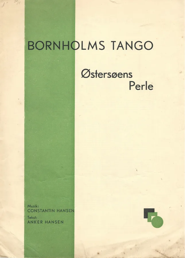 Cover for Constantin Hansen | Bornholms Tango |  Piano | Vocals
