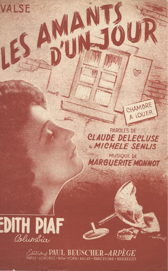 Cover for Edith Piaf | Marguerite Monnot | Les amants d'un jour | Chanson