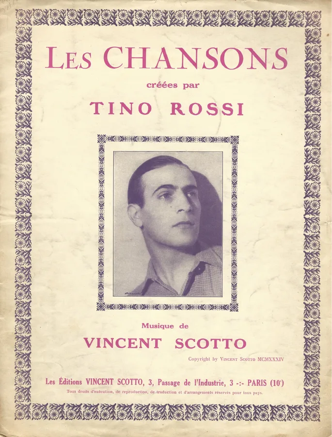 Cover for Tino Rossi | Vincent Scotto | Apres toi je n'aurai plus d'amour | Piano | Vocals