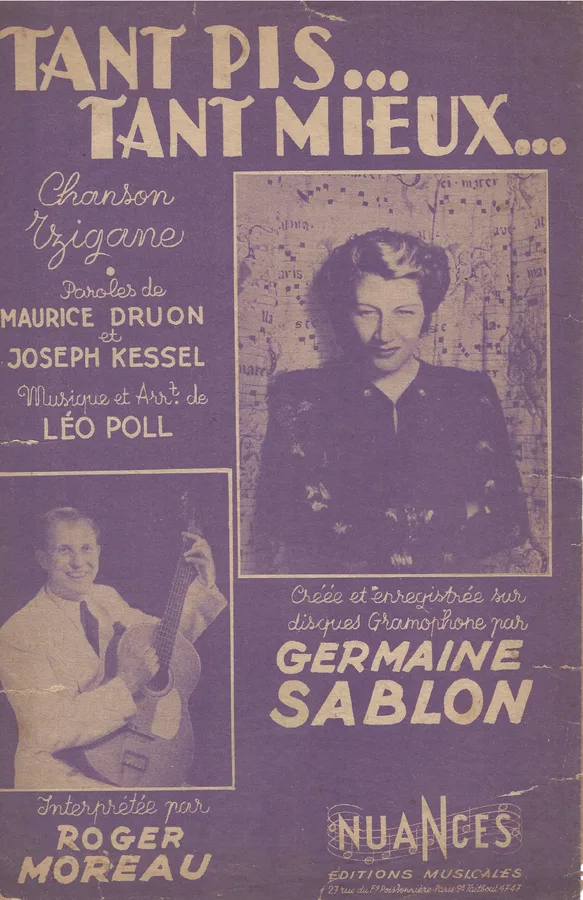 Cover for Germaine Sablon | Leo Poll | Tant Pis Tant Mieux | Chanson