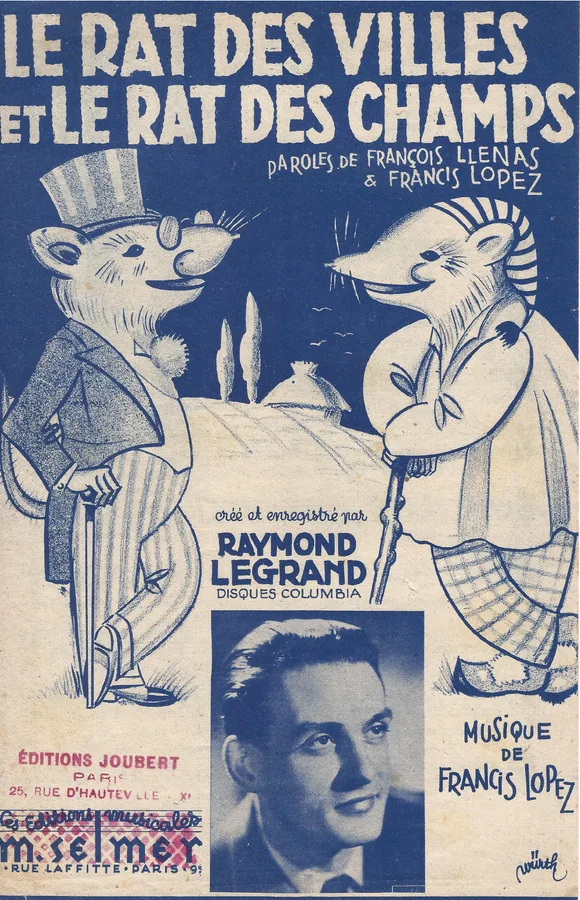 Cover for Francis Lopez | Raymond Legrand | Le rat des villes et le rat des champs