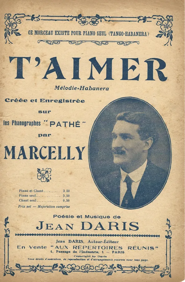 Cover for Jean Daris | T'aimer | Vocals