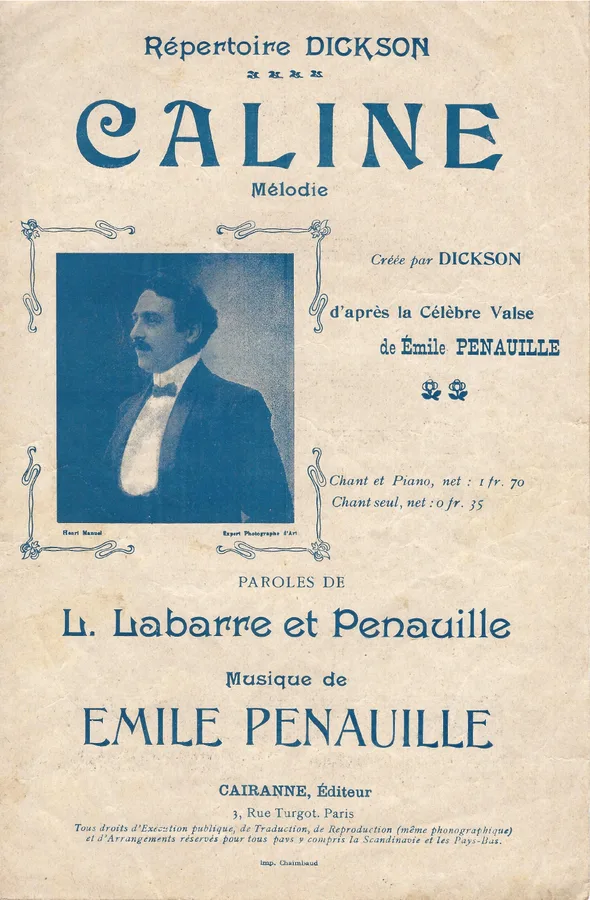 Cover for Emile Penauille | L. Labarre | Caline | Chanson