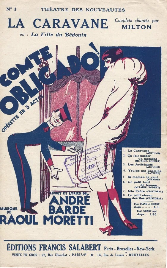 Cover for Raoul Moretti | La Caravane | Chanson