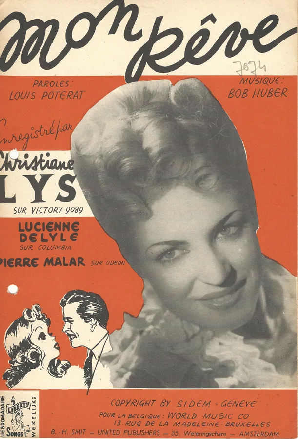 Cover for Bob Huber | Lucienne Delyle  | Mon Reve | Piano | Vocals