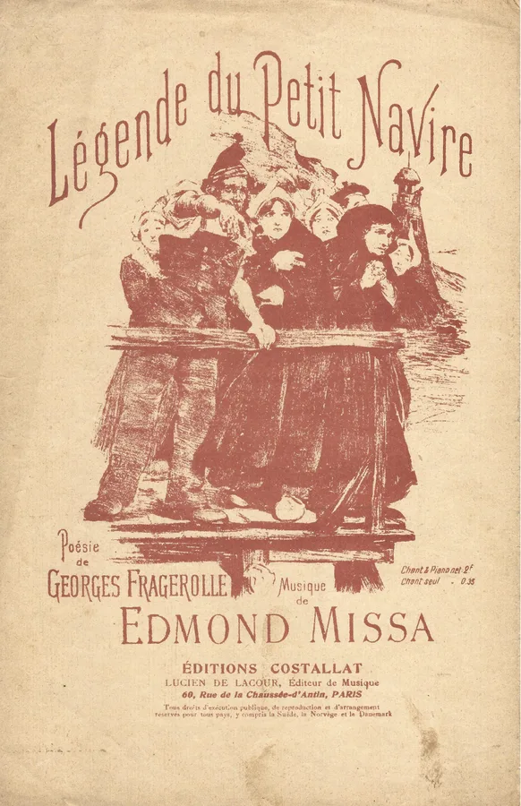 Cover for Edmond Missa | Georges Fragerolle | Legende du Petit Navire | Vocals