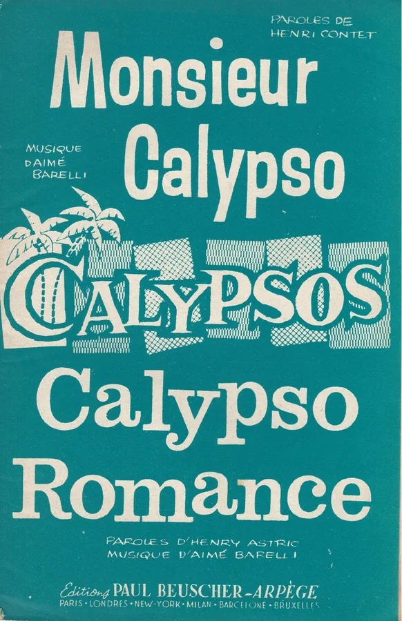 Cover for Aime Barelli | Calypso Romance | Orchestra