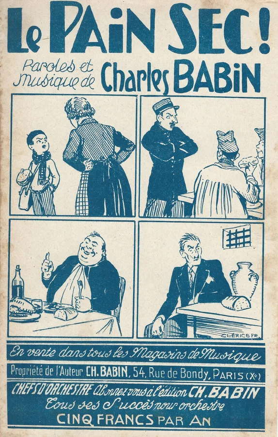 Cover for Charles Babin | Le pain sec  | Orchestra