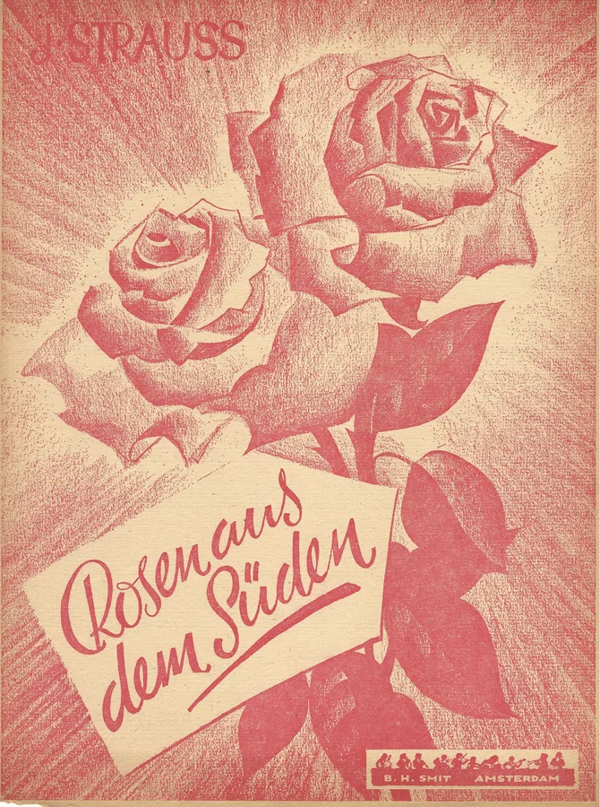 Cover for Johann Strauss | Rosen aus dem Suden | Piano