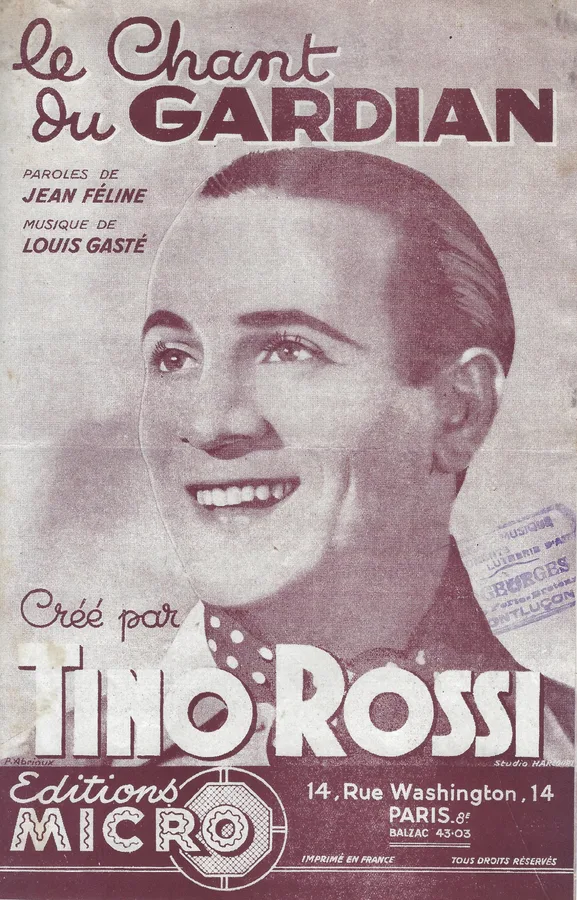 Cover for Tino Rossi | Louis Gaste | Le chant du Gardian | Chanson