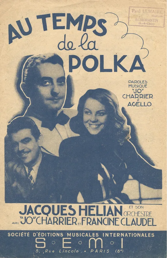 Cover for Jacques Helian | F. Agello | Au temps da la Polka| Vocals