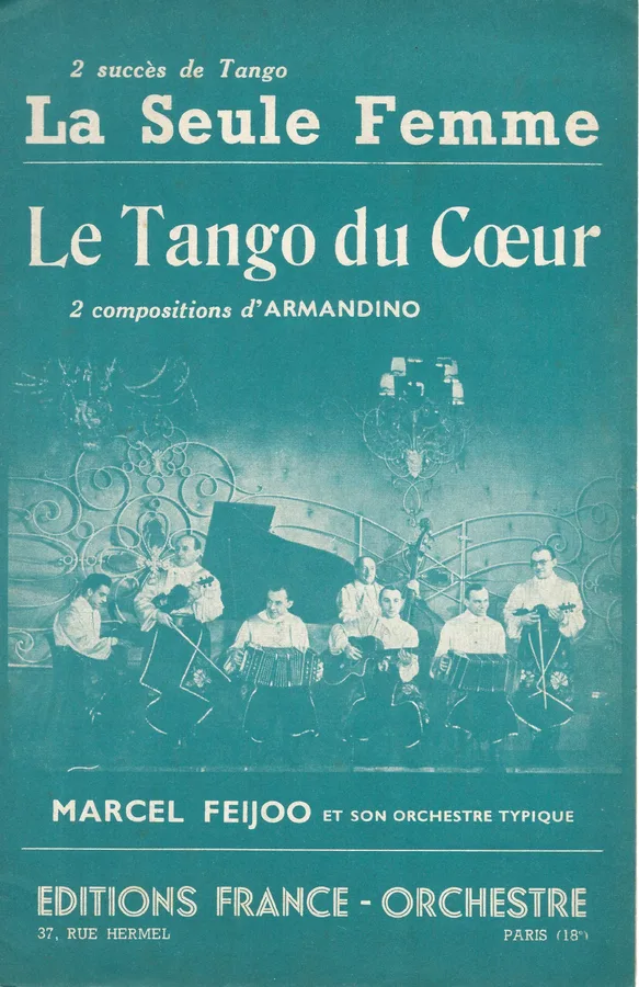 Cover for Armandino | Jose Christian | Le Tango du Coeur | Piano | Vocals