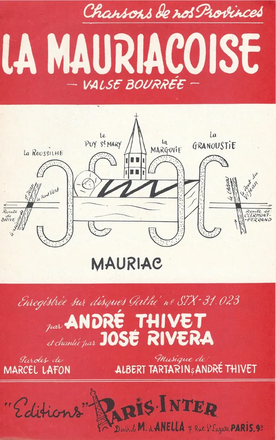 Cover for Albert Tartarin | Andre Thivet | La Mauriacoise | Accordion