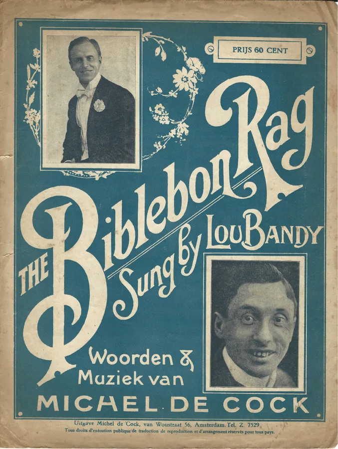 Cover for Lou Bandy | Michel de Cock | The Bibelebon Rag | Piano | Vocals