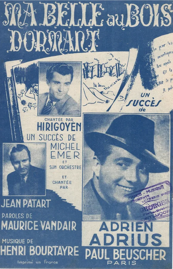 Cover for Jean Patart | Henri Bourtayre | Michel Emer | Ma Belle au Bois Dormant