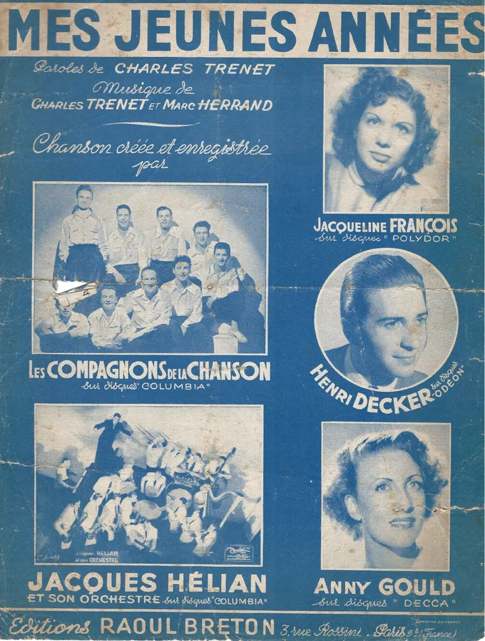 Cover for Charles Trenet | Marc Herrand | Mes Jeune Annees | Chanson