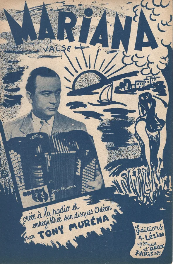 Cover for Tony Murena | Mariana | Accordion | Piano