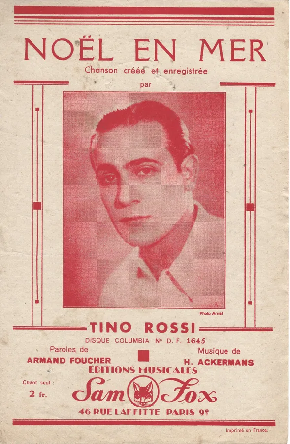 Cover for Tino Rossi | Dino Olivieri | Noel En Mer | Chanson