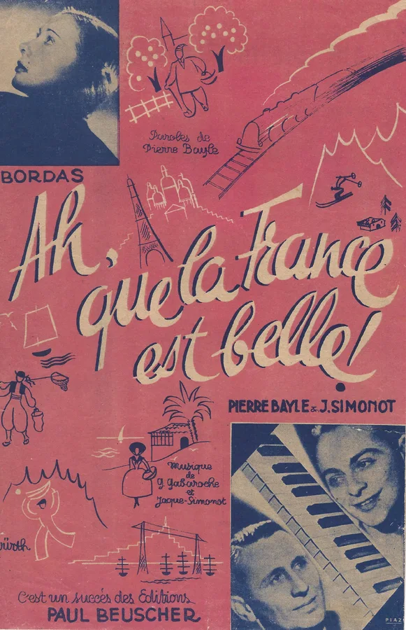 Cover for Bordas | Gaston Gabaroche | Jacque Simonot | Ah! que la France est belle