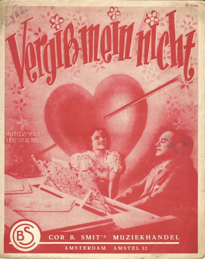 Cover for Ernesto de Curtis | Vergiss mein nicht | Non ti scordar me | Piano | Vocals