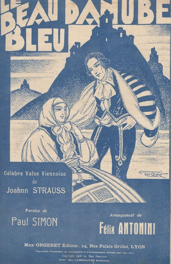 Cover for Johann Strauss | Felix Antonini | Le Beau Danube bleu | Chanson