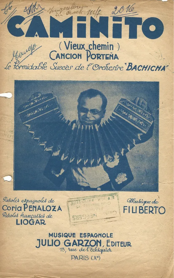 Cover for Filiberto | Camitino | Vocals | Accordion