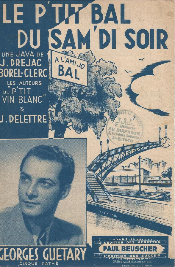 Cover for Georges Guetary | Ch. Borel-Clerc | Le P'tit Bal du Samidi Soir | Chanson