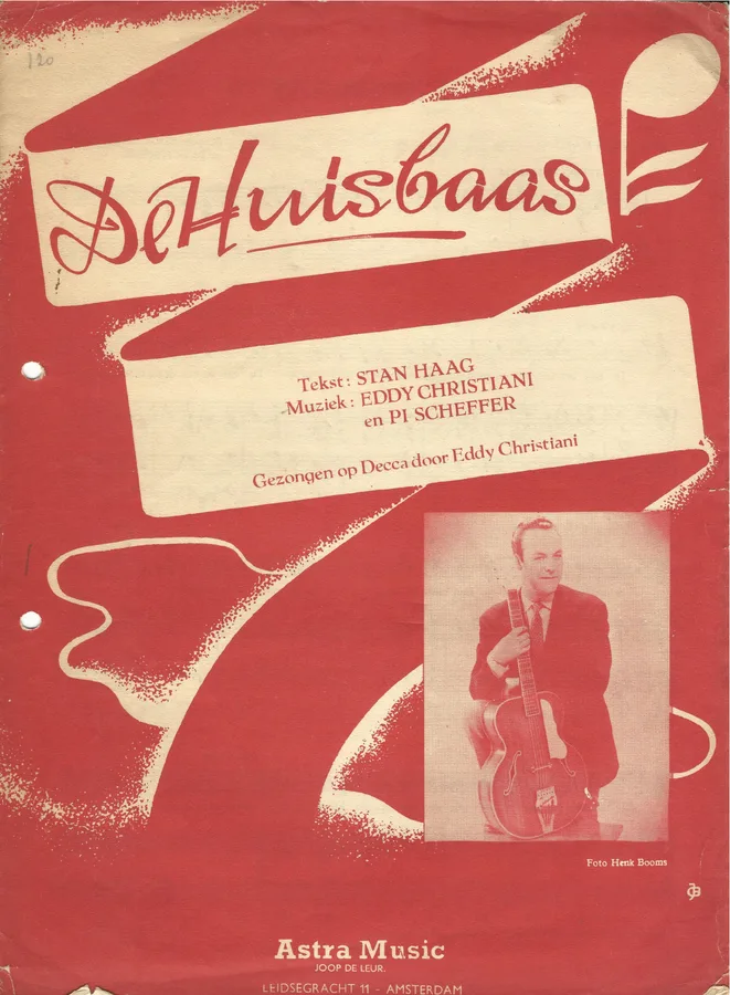 Cover for Eddy Christiani | De huisbaas | Piano | Vocals