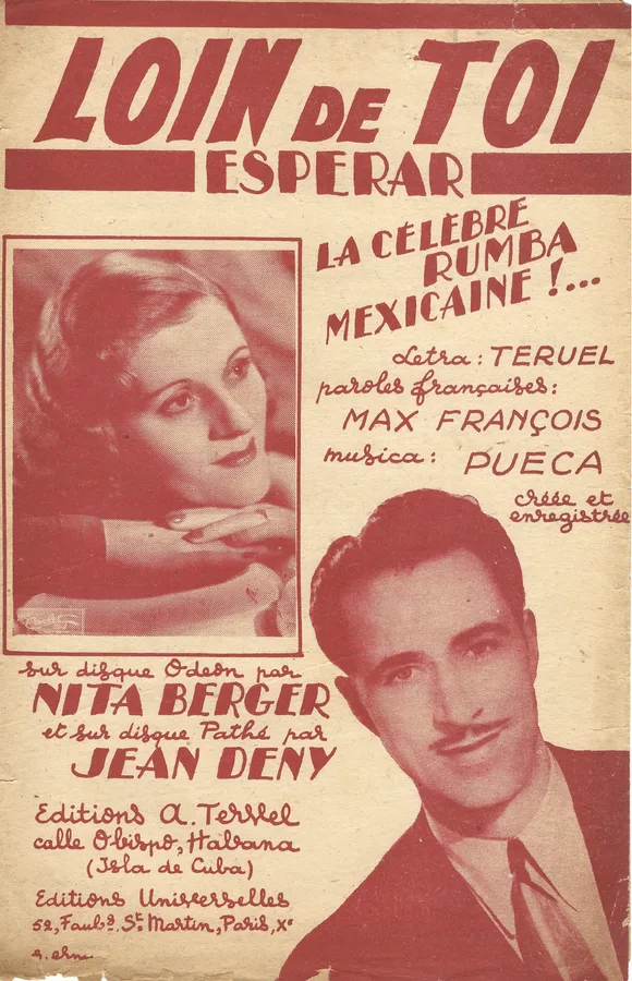 Cover for Jean Deny | Nita Berger | Pueca | Loin de toi | Vocals