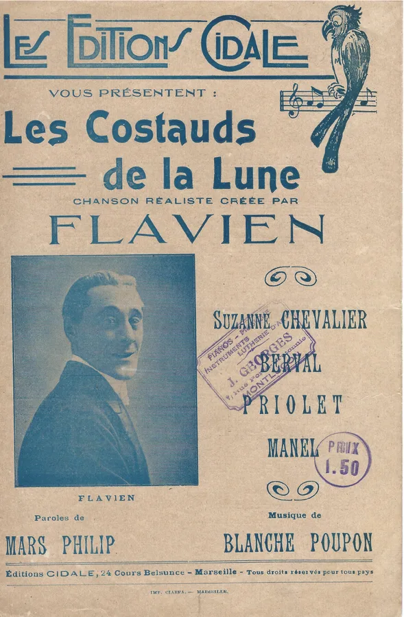 Cover for Blanche Poupon | Flavien | Les Costauds de la Lune | Chanson