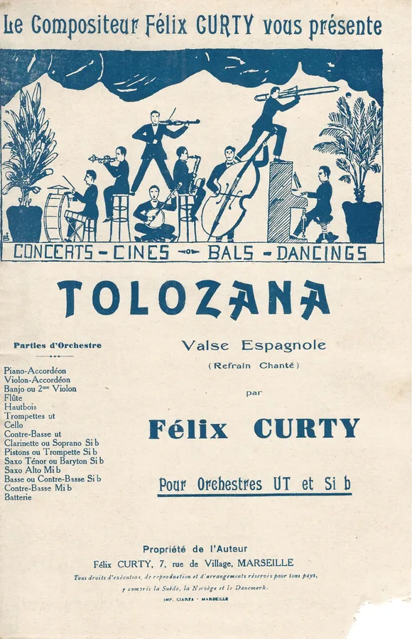 Cover for Felix Curty | Tolozana | Orchestra