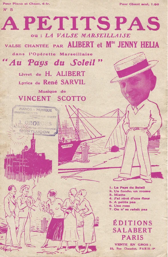 Cover for Vincent Scotto | Alibert | A Petits Pas | Chanson