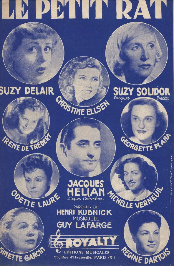 Cover for Jacques Helian | Guy Lafarge | Henri Kubnick | Le Petit Rat | Chanson