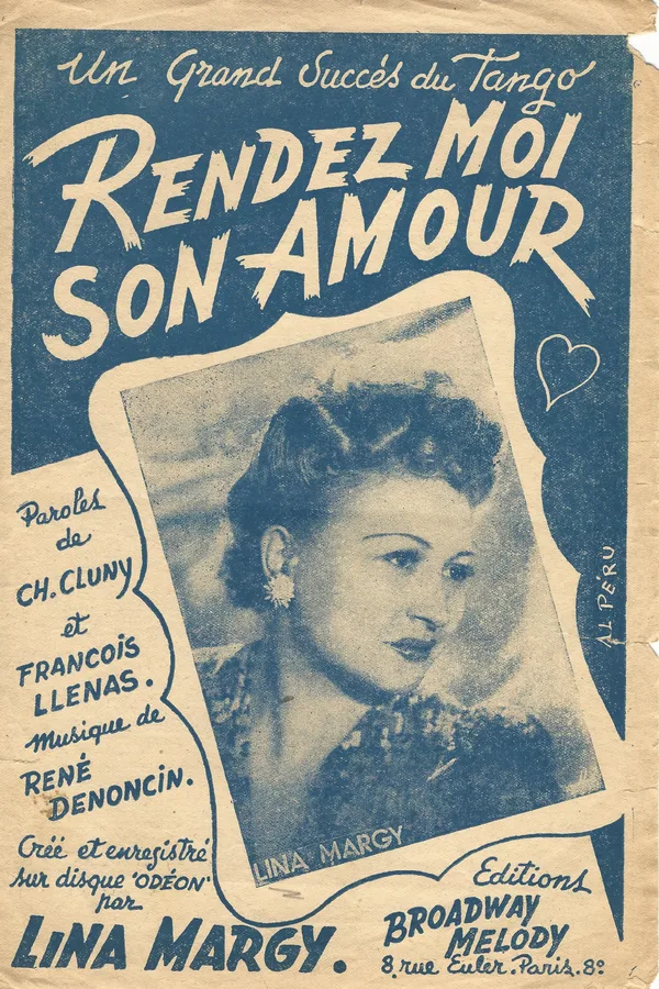Cover for Lina Margy | Rene Denoncin | Rendez Moi Son Amour | Vocals