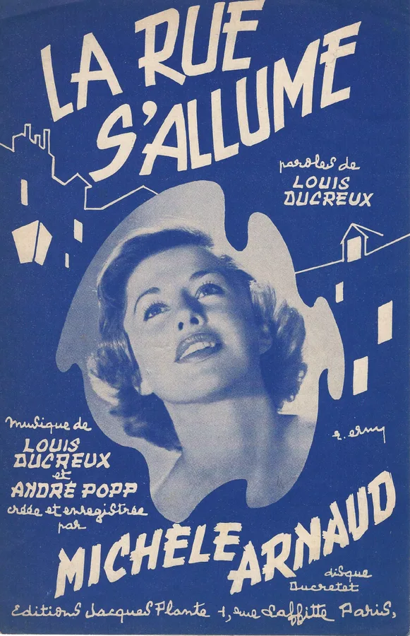 Cover for Michele Arnaud | Louis Ducreux | La Rue S'Allume | Chanson
