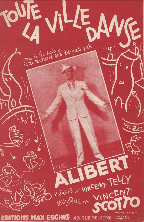 Cover for Vincent Scotto | Alibert | Toute la ville danse | Chanson