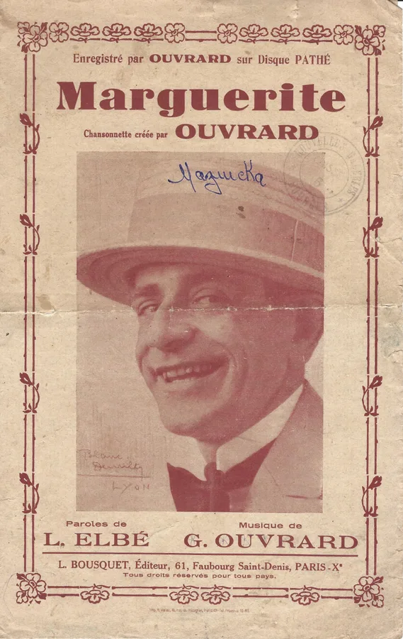 Cover for G. Ouvrard | Marguerite | Chanson