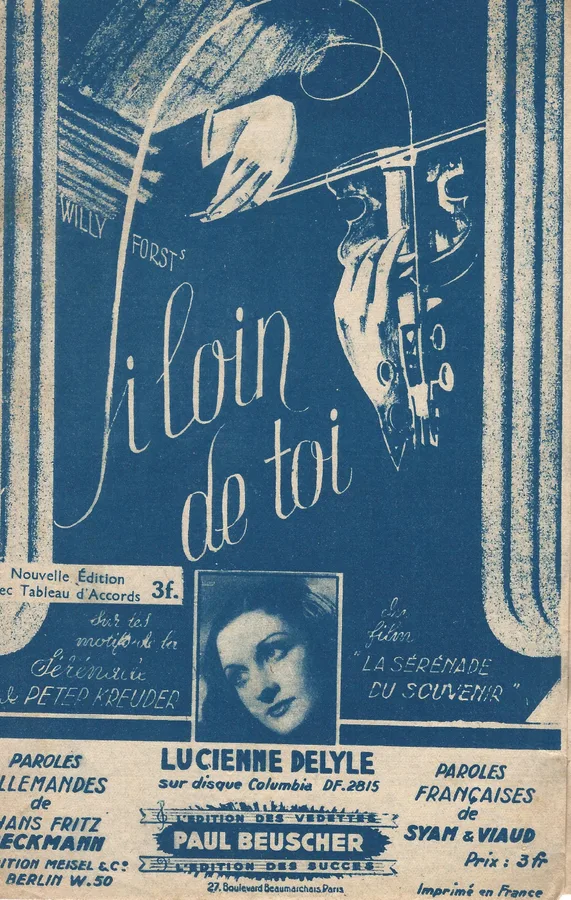 Cover for Lucienne Delyle | Peter Kreuder | Si loin de toi | Chanson