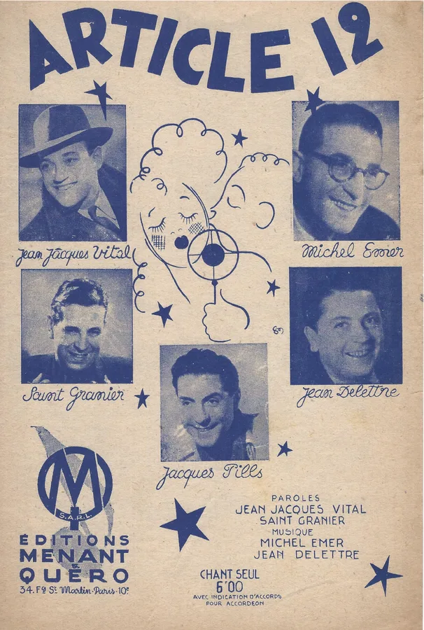 Cover for Jacques Pills | Michel Emer | Jean Delettre | Article 12! | Chanson