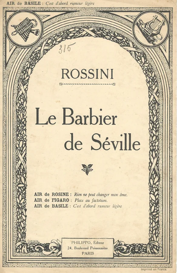 Cover for Rossini | le Barbier de Seville | Vocals