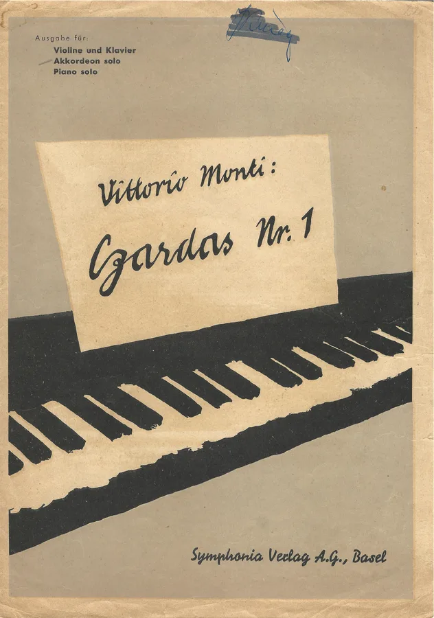 Cover for Vittorio Monti | Czardas Nr.1 | Accordion
